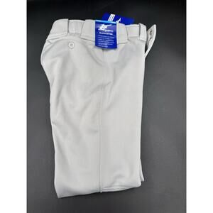 NEW Mizuno Baseball YOUTH LARGE/GREY Performance Pants FREE SHIPPING NWT